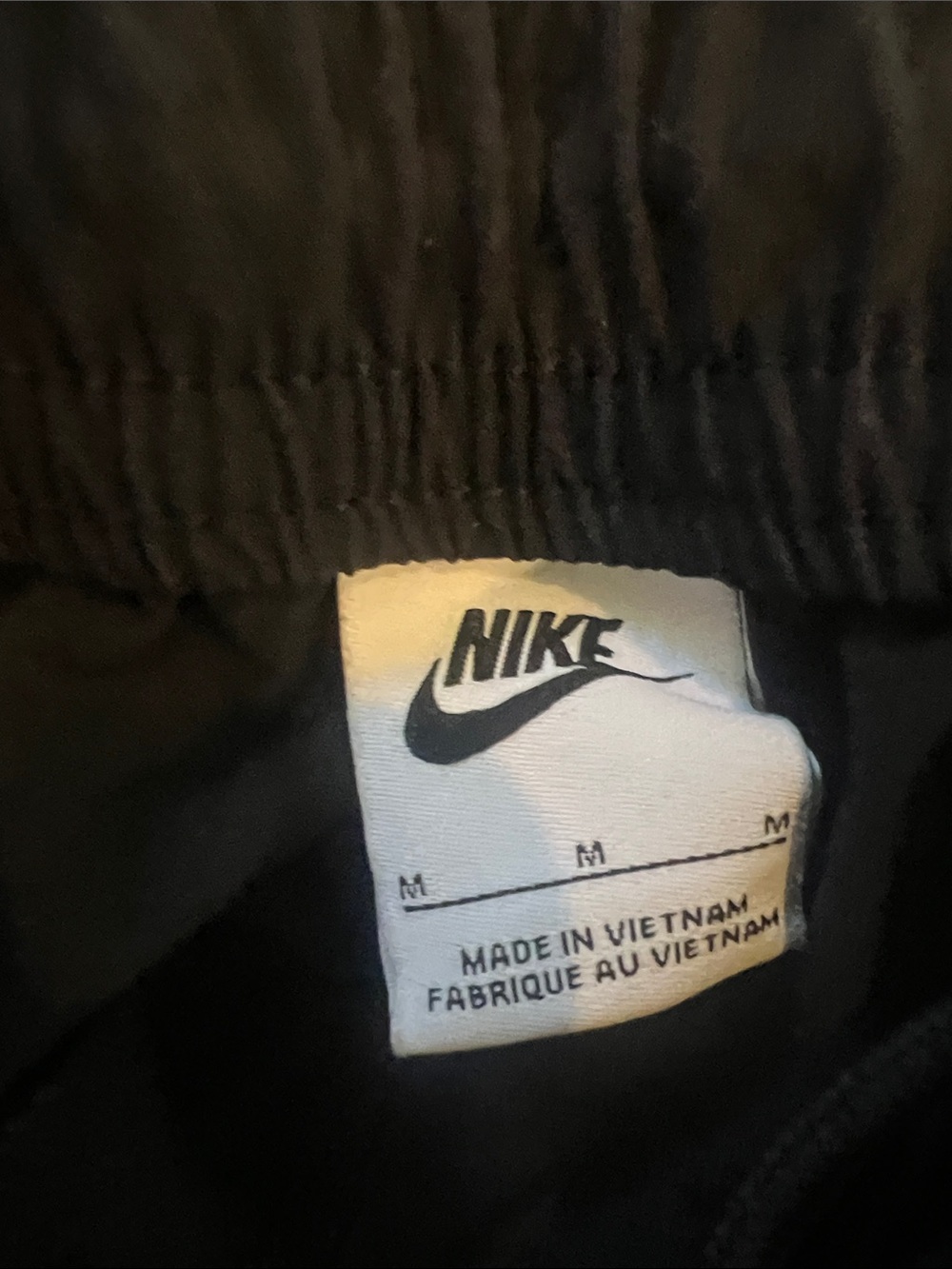 Nike Black Men’s Jogger Pants with Drawstring 30 inch inseam - Picture 4 of 7